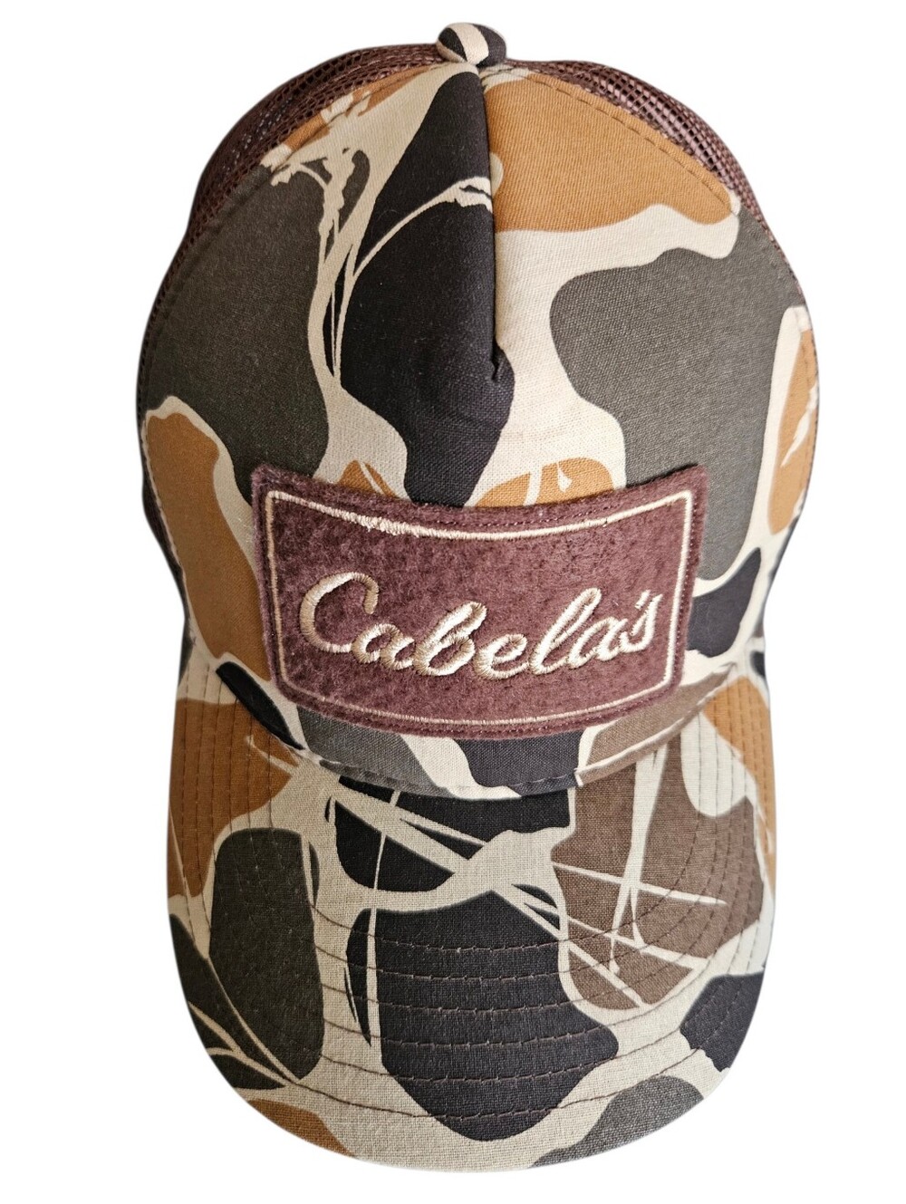 Cabela's Throwback Trucker Cap - Heritage Brown OSFM EUC